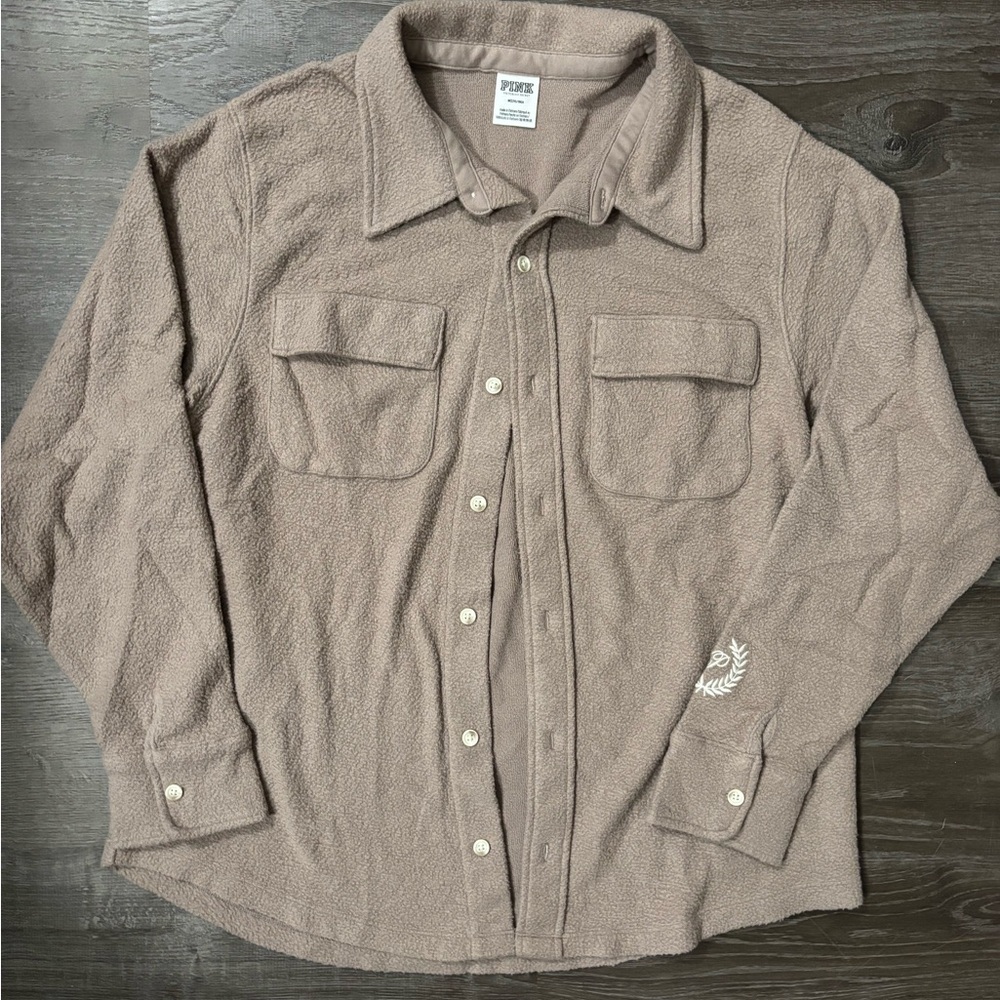 PINK Victoria's Secret Taupe Shirt